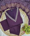 KF 5018 Kalaai Pv Chanderi Embroidery Kurti With Bottom Dupatta Orders In India
