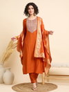 Dhruvi 284 Silk Fancy Kurti With Bottom Dupatta Wholesale Market In Surat With Price