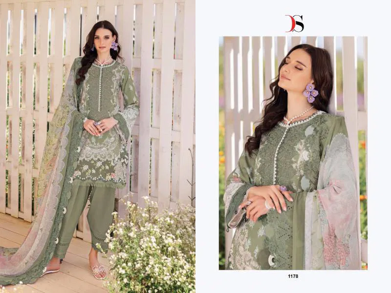 Jade Needle Wonder 2025 Vol 2 By Deepsy Cotton Dupatta Pakistani Suits Wholesale Suppliers In India