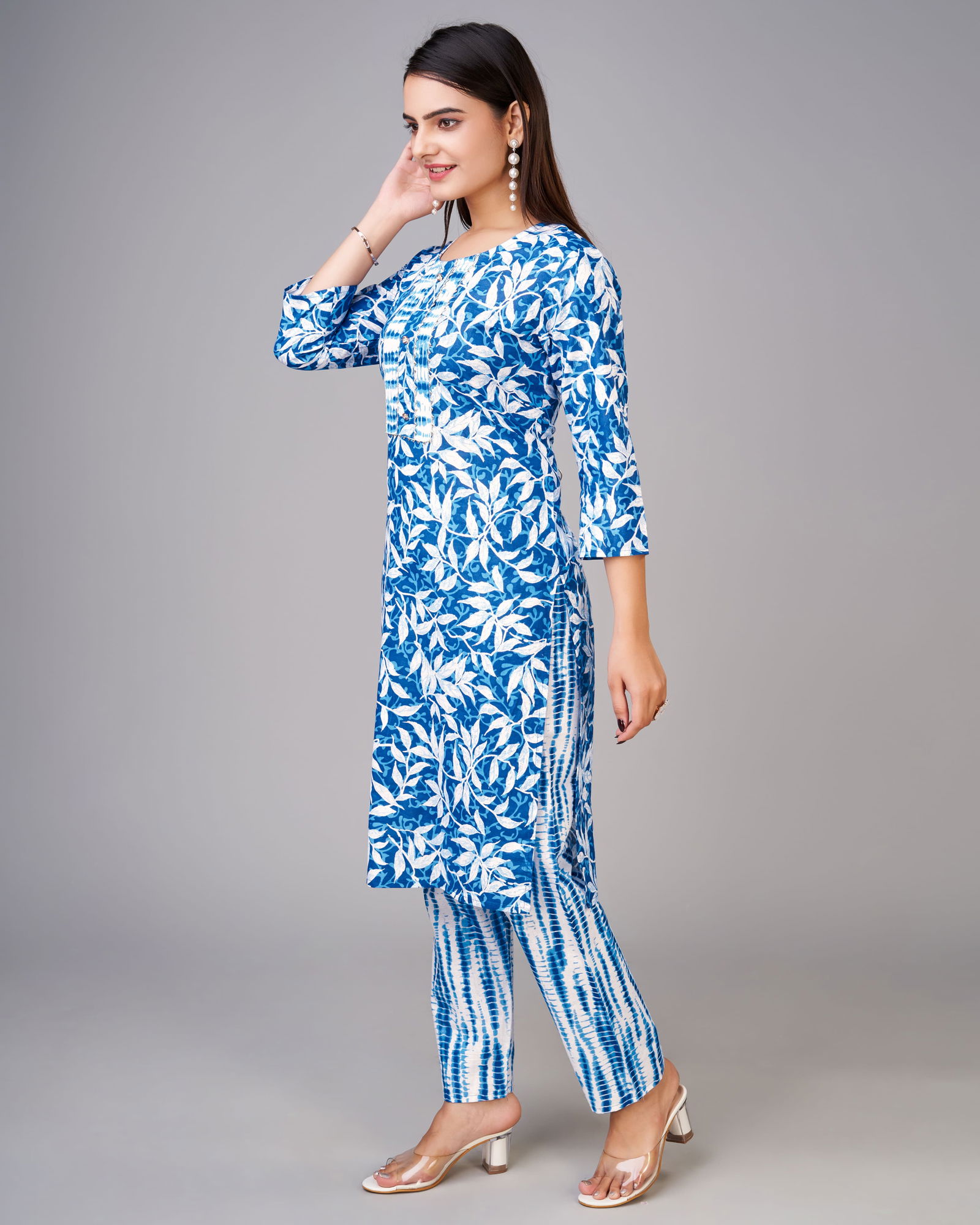 Mann Jaipuri Cotton Printed Kurti With Bottom Catalog