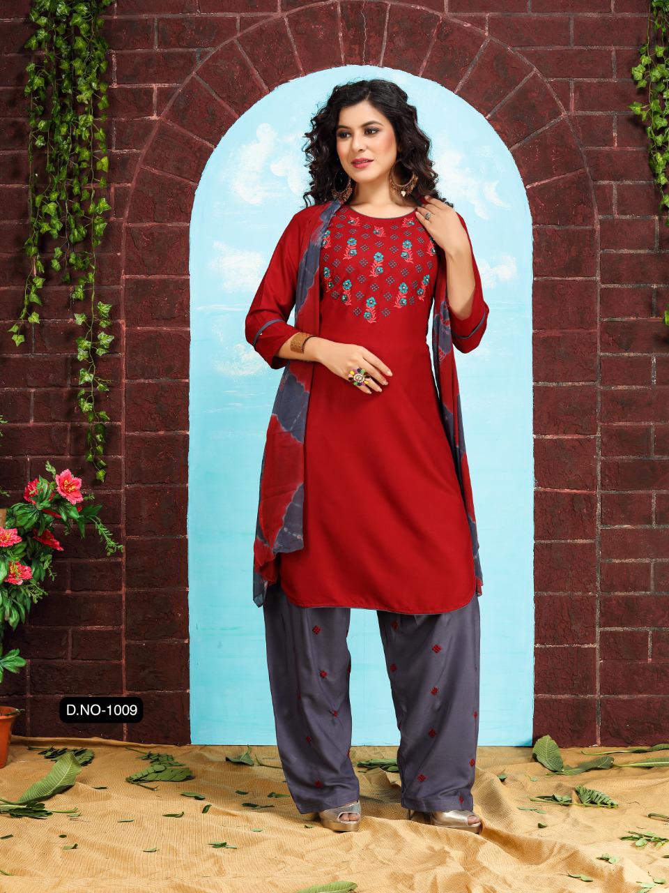 Ft Patiyala Style Vol 1 Latest Daily Wear Embroidered Patiyala Suit Collection  
