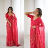 Csn A78 Abhira Georgette Silk Foil Worked Fancy Saree Exporters In India
