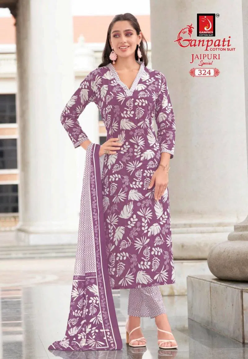 Jaipuri Special Vol 15 By Ganpati Cotton Printed Dress Material Suppliers In India