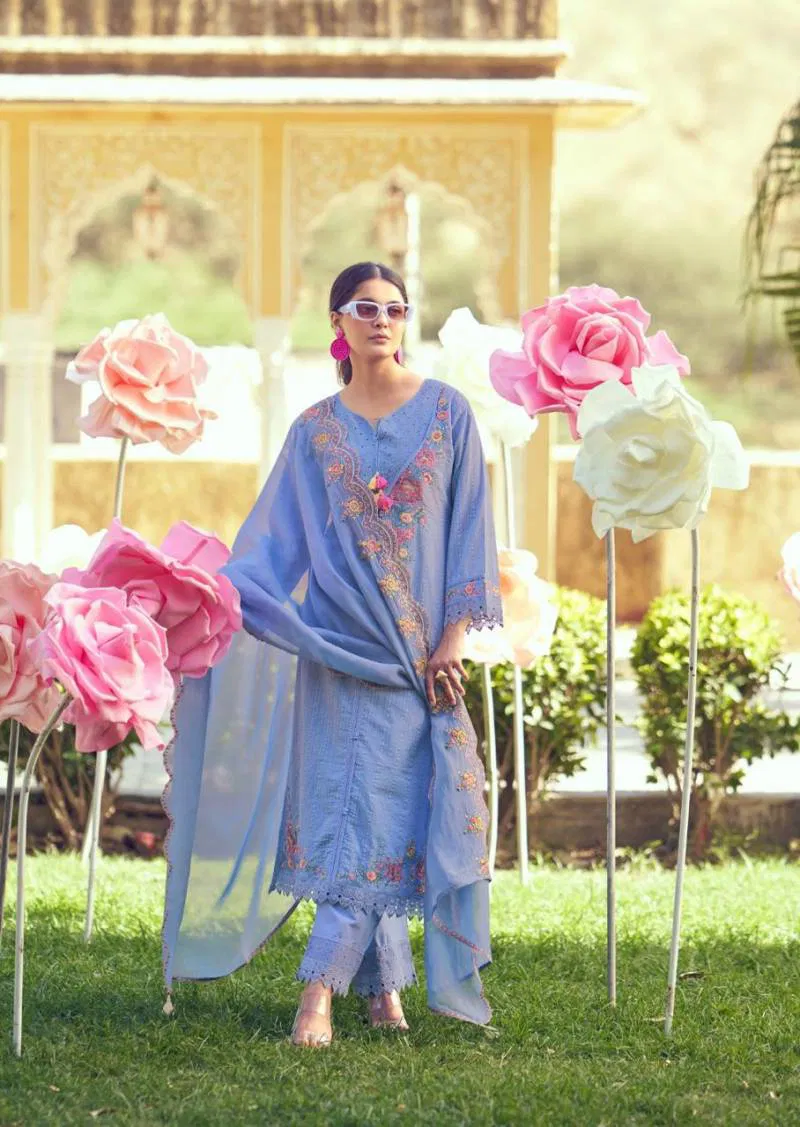 Eden Rose By Prm Cotton Embroidered Salwar Kameez Wholesale Suppliers In India
