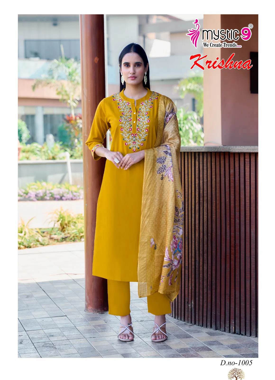 Krishna Vol 1 By Mystic 9 Cotton Flex Kurti With Bottom Dupatta Orders In India