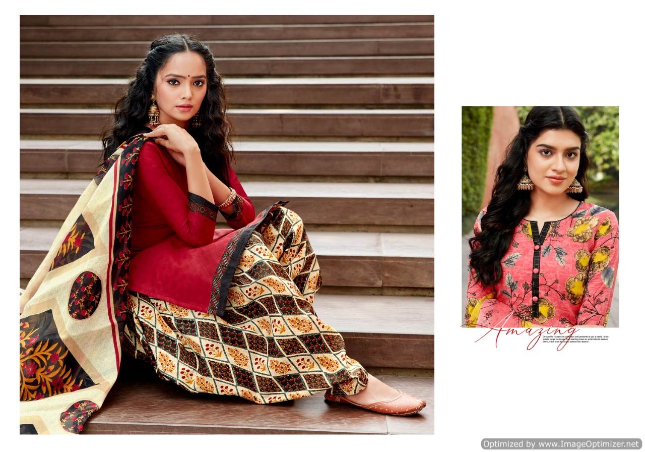 Sweety Non Stop 44 Latest Regular Wear Soft Cotton Printed Dress Material Collection 