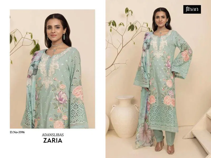 Adanslibas Zaria By Jihan Cotton Dupatta Pakistani Salwar Suits Wholesale Suppliers In Mumbai
