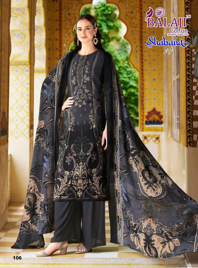 Shabana By Balaji Cotton Printed Karachi Dress Material Exporters In India