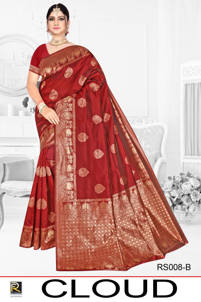 Ronisha Cloud 2 Fancy Festive Wear Silk Designer Saree Collection
