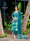 Romaniya Vol 1 By Kajal Style Vertican Kurti With Bottom Dupatta Orders In India