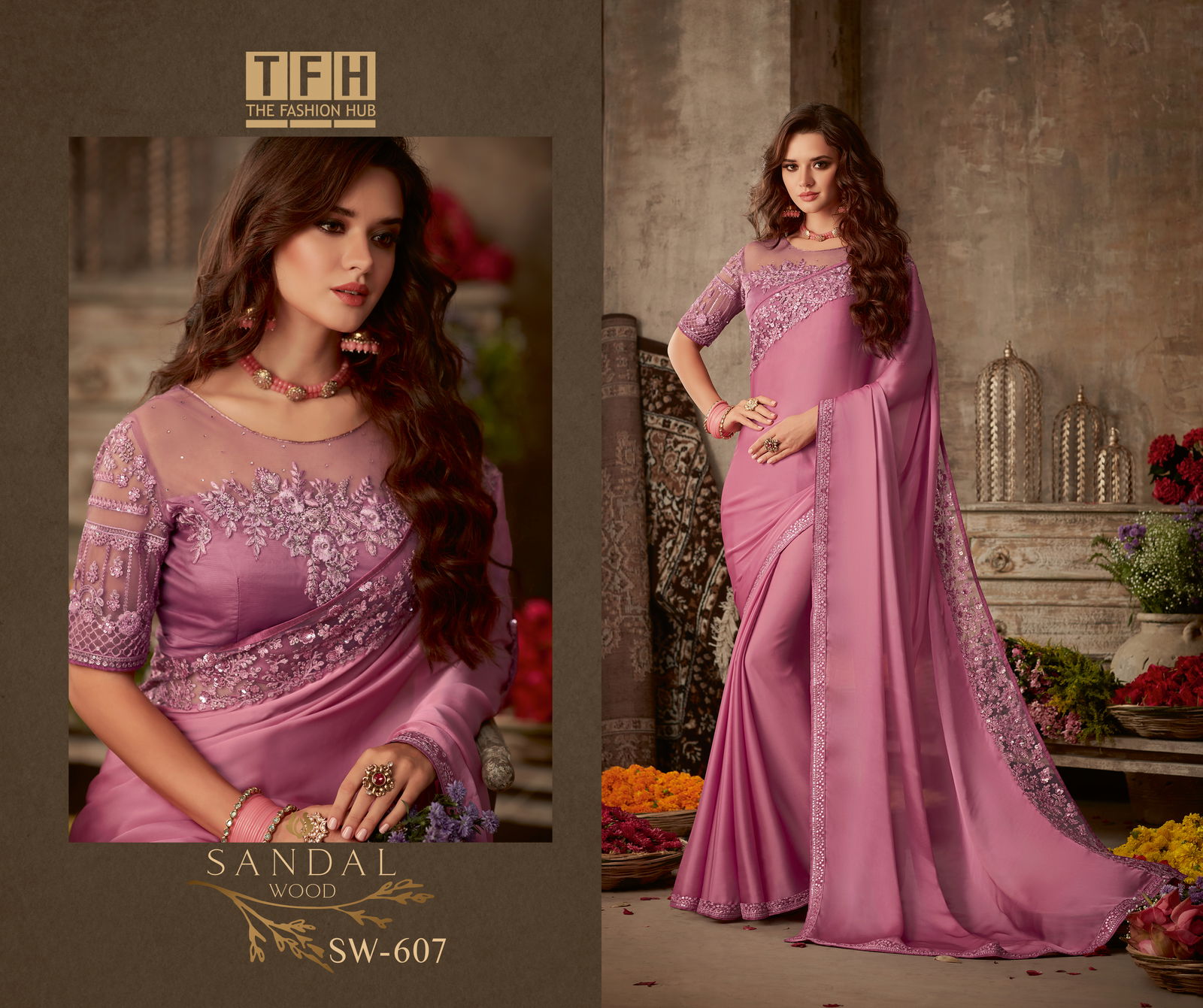 TFH - Sandalwood Hits Partywear Sarees