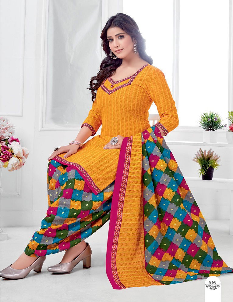Kuber Geet Patiyala 8 Fancy Designer Latest Regular casual Wear  Pure Cotton Printed Dress Material Collection
