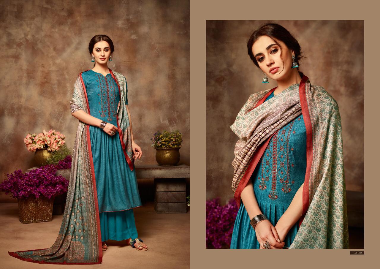 Yasmin Latest Designer Party Wear Pure Pashmina Work With Pure Kashmiri Wool Digital Printed Dupatta 