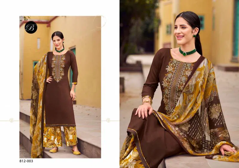 Belliza Gulbano Vol 3 Viscose Rayon Slub Dress Material Wholesale Clothing Distributors In India