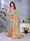 Vc Samaira Linen Cotton Fancy Saree Wholesale Market Surat