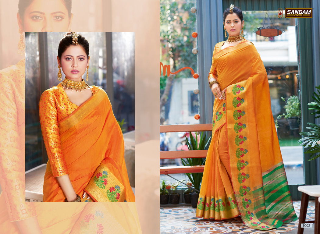 Sangam Odisha Festive Wear Silk Designer Sarees Collection