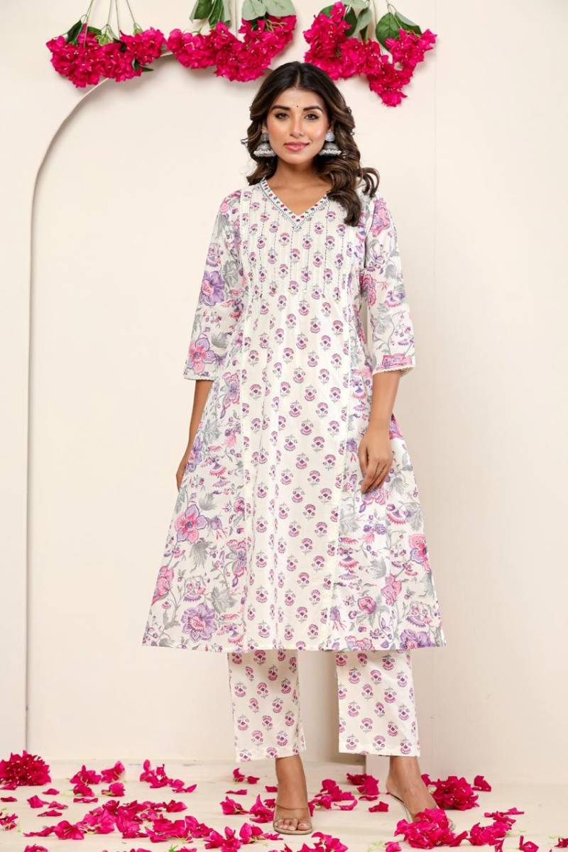 Tanyaa P 208 Cotton Kurti With Bottom Dupatta Wholesalers In Delhi
