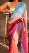 DAC Alia Sunrise Faux Georgette 1 Minute Readymade Saree Wholesalers In Delhi