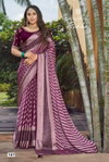 Rekha By Kashvi Moss Brasso Foil Occasion Wear Sarees Exporters In India
