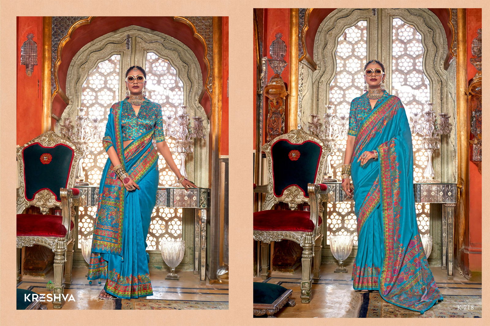 Padmaja By Kreshva Silk Printed Wholesale Sarees Wholesale In India