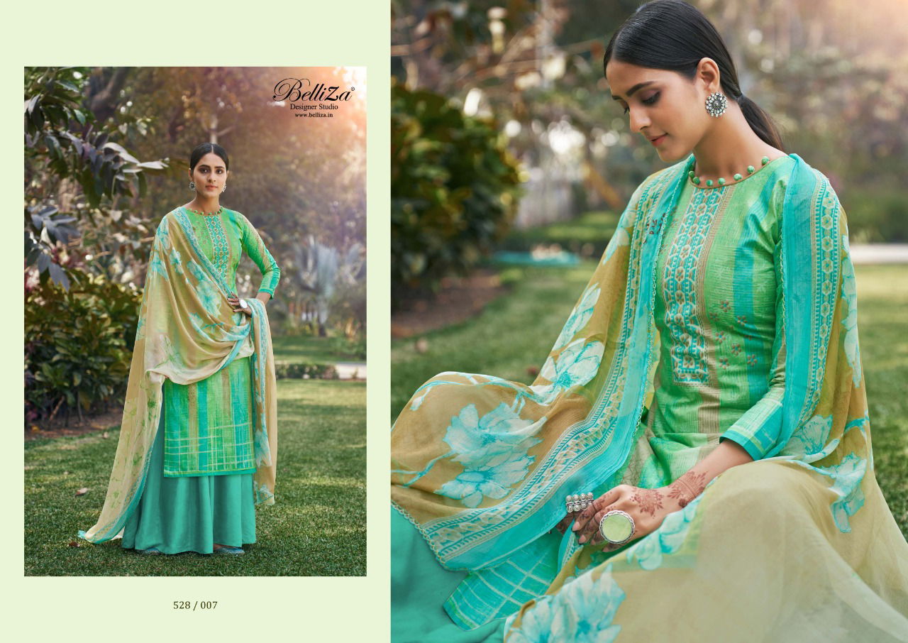 Belliza Nazrana 9 Latest Regular Wear Digital Printed Cotton Dress Material Collection