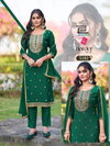 Border Vol 2 By Blue Hills Rayon Kurti With Bottom Dupatta Wholesale Online
