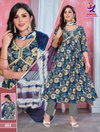 Kalash Trendy Wave Alia Cut kurti Bottom With Dupatta Exporters In India