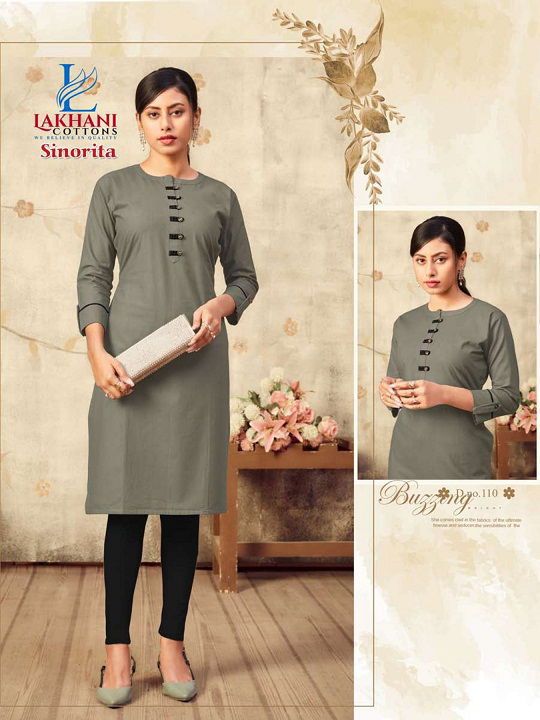 Lakhani Sinorita Pure Cotton Ready Made Designer Kurti Collection
