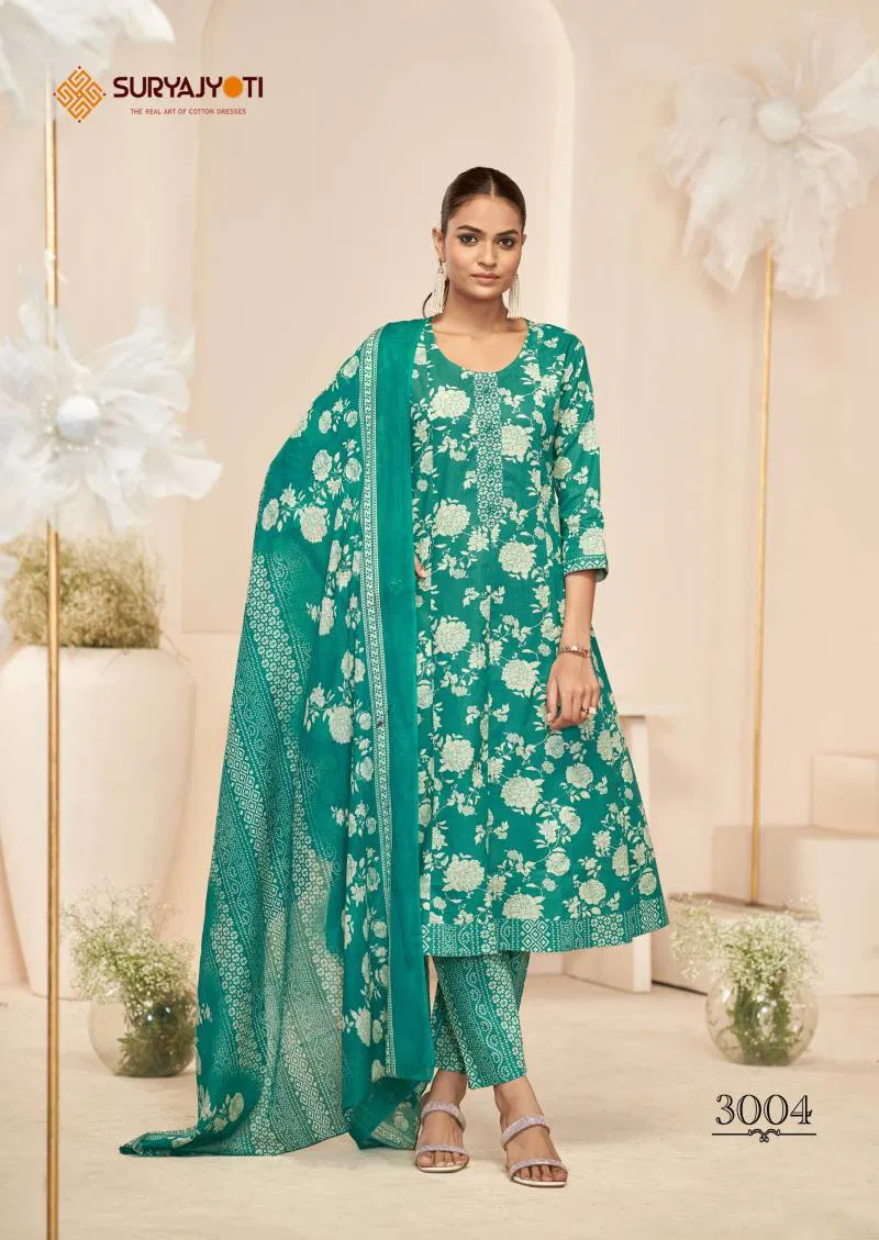Rashmika Vol 3 By Suryajyoti Cotton Printed Kurti Bottom With Dupatta Wholesale Online