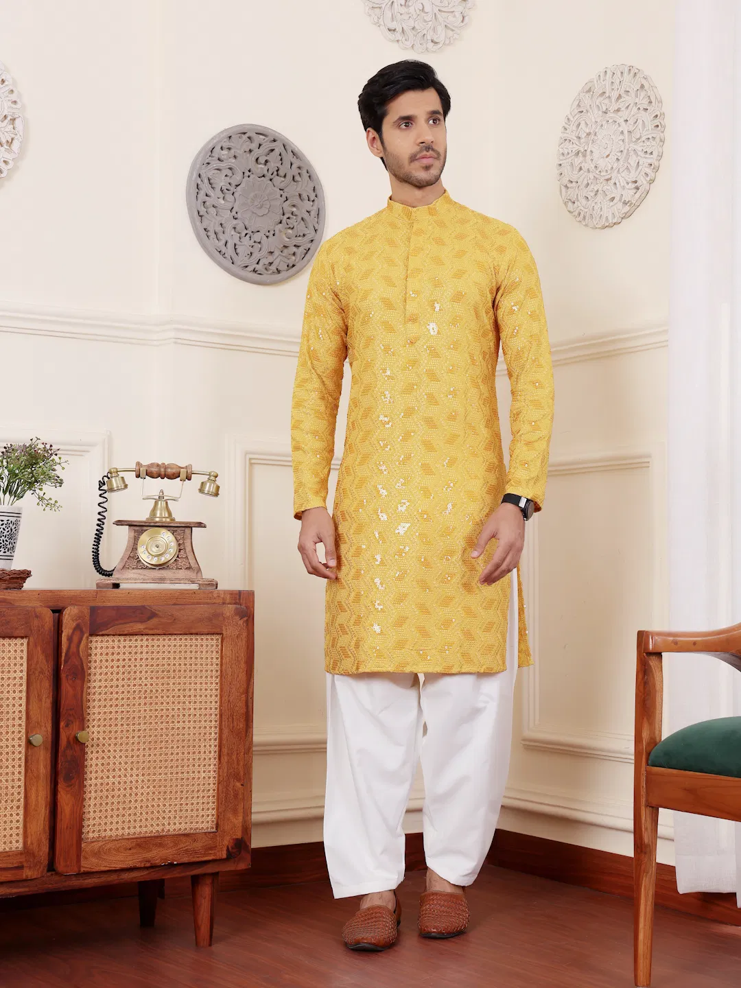 Rw Viscose Chikankari Work Kurta Pyjama Bulk Orders In India