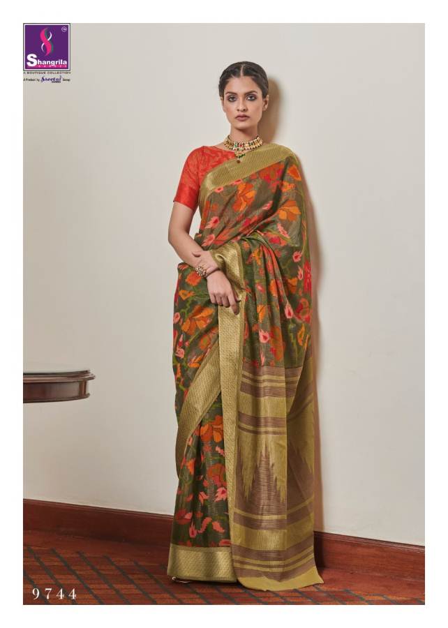 Shangrila Sophia Brasso Exclusive Designer Collection Of Brasso Saree