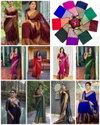 Soft Silk 3042 Lichi Soft Silk Jacquard Work Festival Wear Saree Wholesalers In Surat