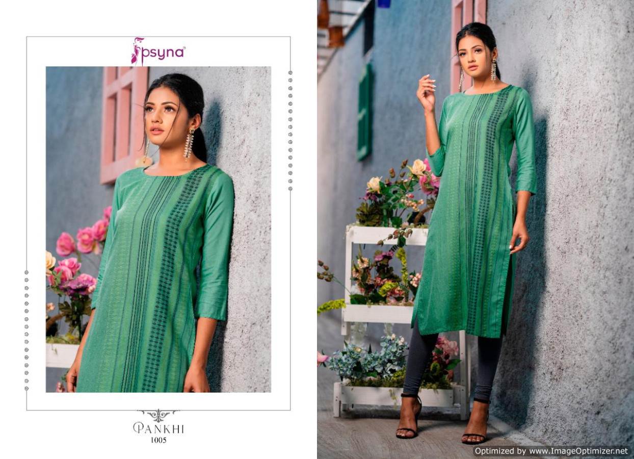 Psyna Pankhi Launch Of New Collection Of Latest Designer Printed Casual Wear Kurtis 