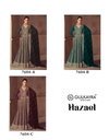 Hazael By Gulkayra Chinon Embroidery Gown With Dupatta Wholesalers In Surat
