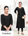 Freedom By Tunic House Viscous Rayon Chikanakari Wholesale Kurtis Suppliers In Mumbai