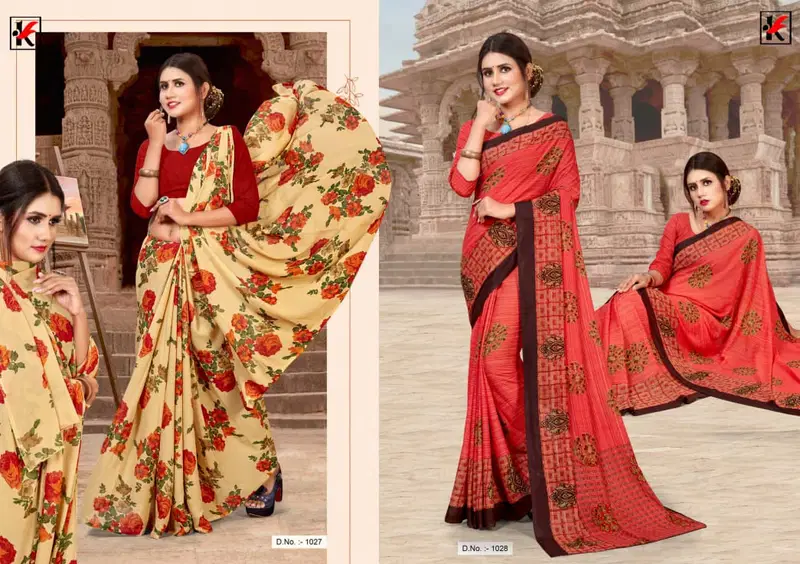 Jackpot 91 Renial Latest Fancy Designer Regular Casual Wear Printed Saree Collection
