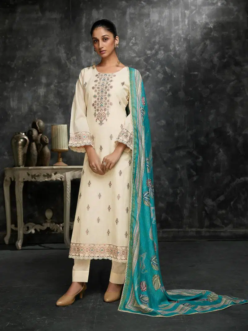 Ibiza Bosca Vol 9 Lawn Cotton Jacquard Salwar Kameez Wholesale In India