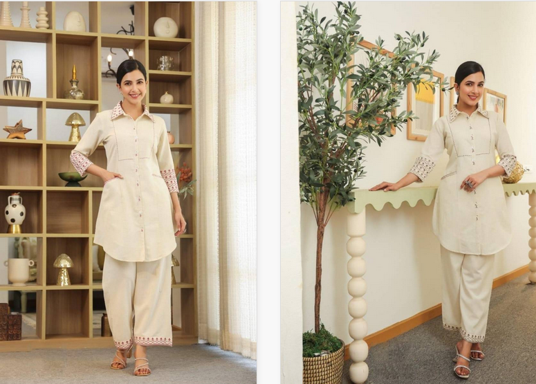 Naisha K 25 Cotton Flex Western Co Ord Set Wholesale Clothing Suppliers In India