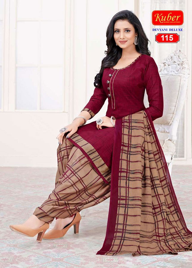 Kuber Divyani Deluxe Printed Latest Fancy Designer Regular Casual Wear Cotton Ready Made Dress Collection
