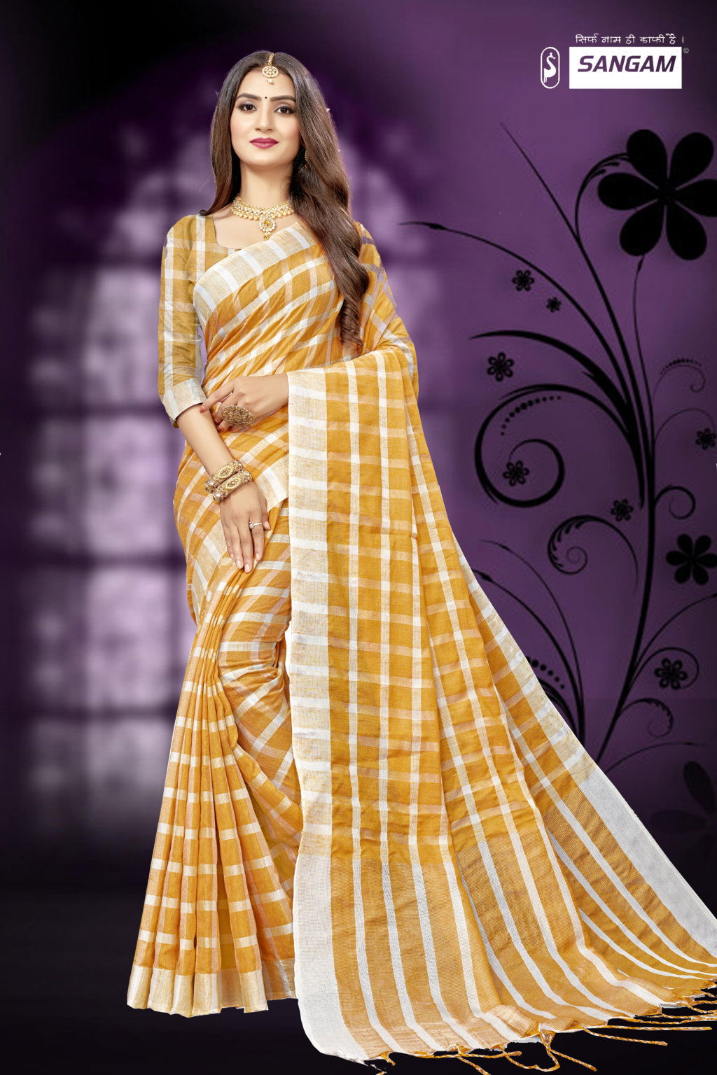 Sangam Red Carpet 2 Latest Fancy Designer Casual Wear Cotton Linen Printed Sarees Collection
