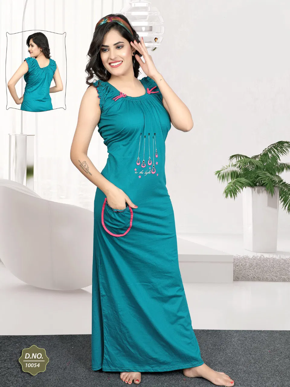 Sinker nighty 1 Latest comfortable Night Wear Collection   