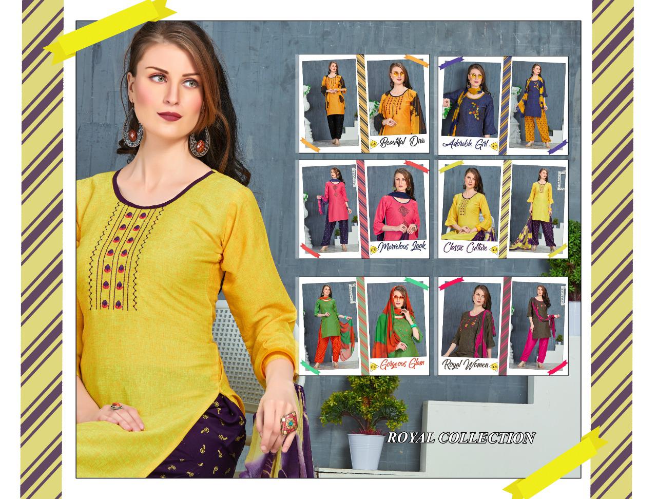 Trendy Florence New Collection Daily Wear Readymade Cotton Rayon Salwar Kameez Collection