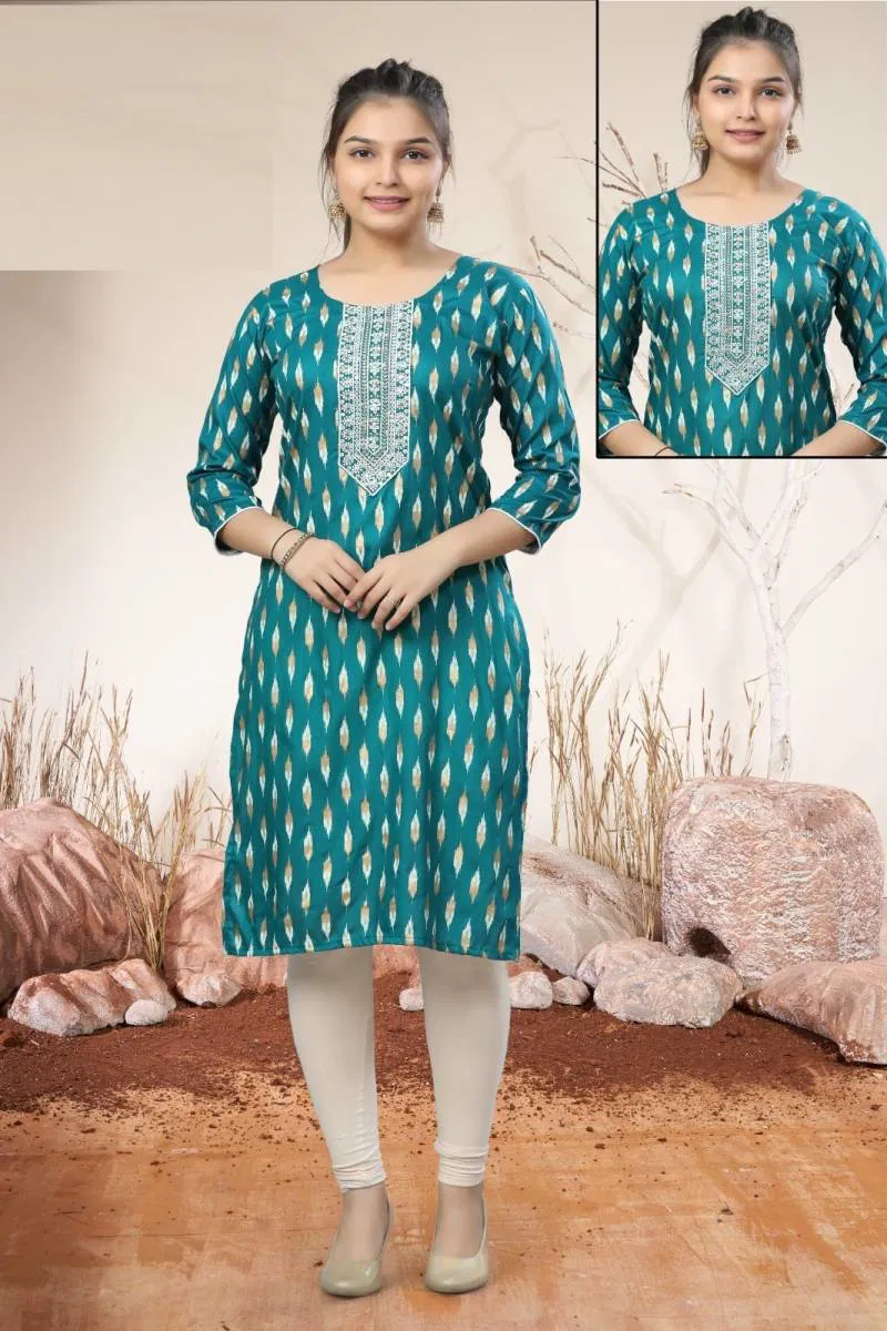 Basic Print Kurti Vol 2 Rayon Printed Kurti Wholesale Price In Surat