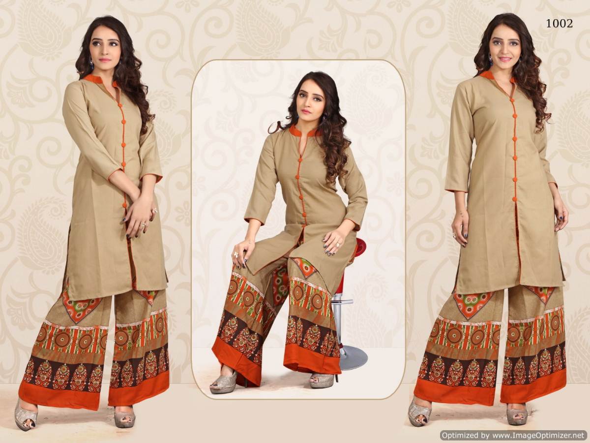 Jugni-Khwaab Latest fancy Designer Ethnic Wear Polly Cotton Printed Kurtis With Bottom Collection
 
