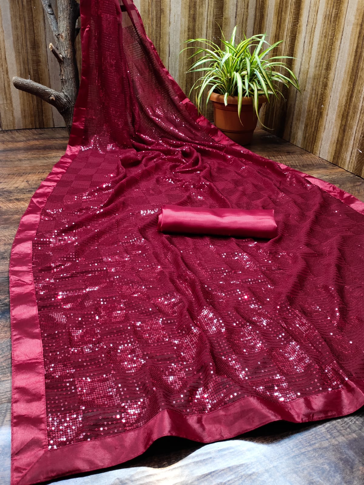 Rim Zim 2 Designer Sequence Soft Georgette Fancy Party Wear Sarees Collection

