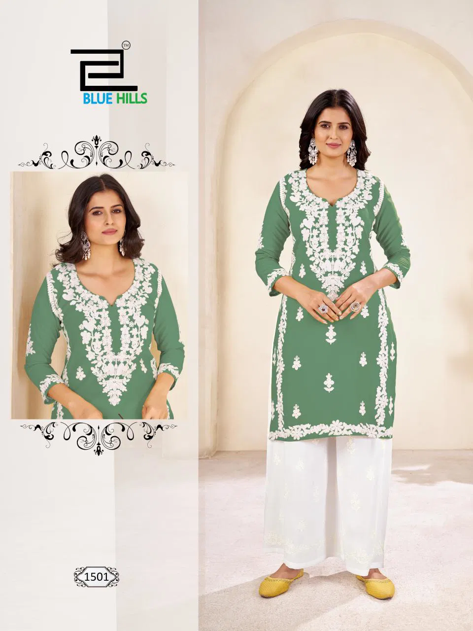 Victoria Vol 15 By Blue Hills Rayon Kurti With Bottom Wholesalers Shop In Surat