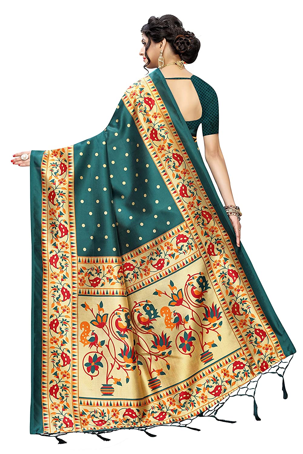 Katwali Latest Fancy Designer Festive Wear Printed Art Silk Sarees Collection
