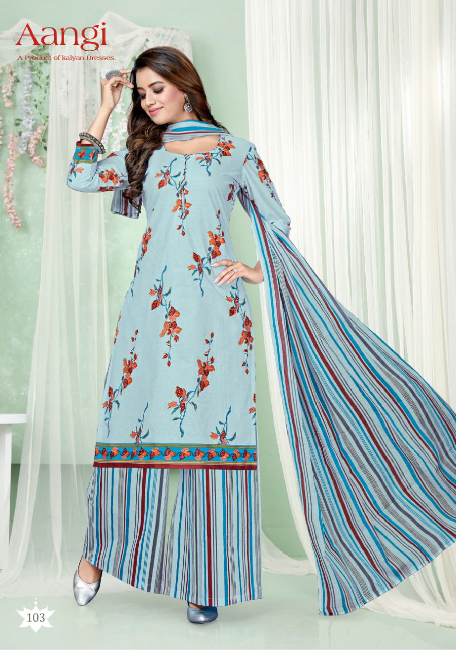 Kalyan Aangi Vol 1 Latest Designer Casual Wear Pure Cotton Dress Material Collection 