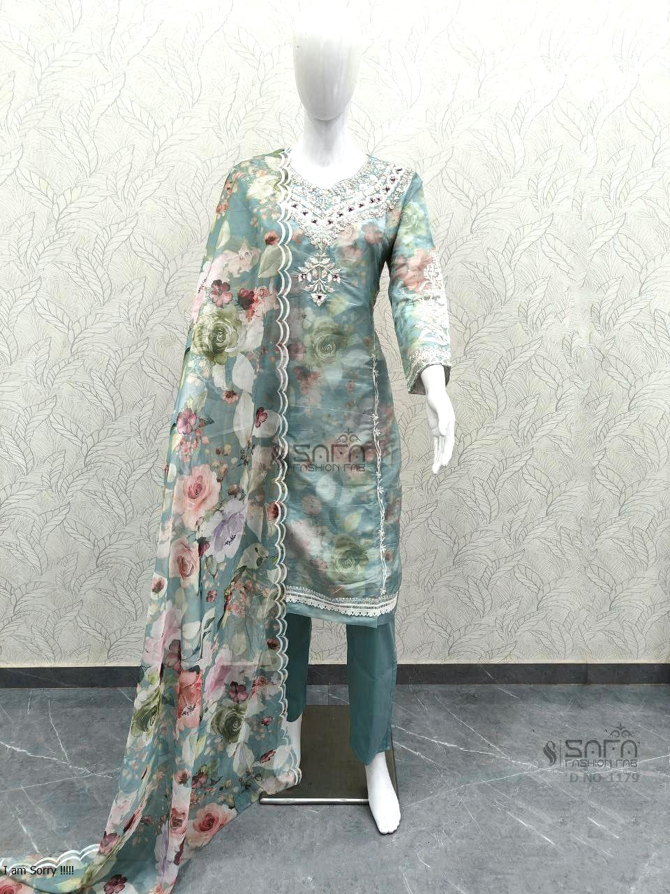 Safa Fashion Fab Dn 1179 Kurti Bottom With Dupatta Wholesale Online