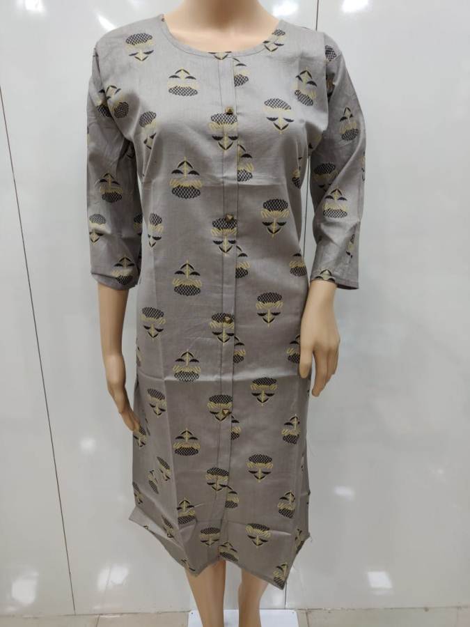 Latest Casual Office Wear Printed Pure Cotton Kurtis Collection 